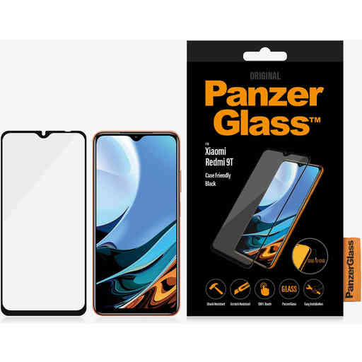 PanzerGlass Xiaomi Redmi 9T Black CF Super+ Glass