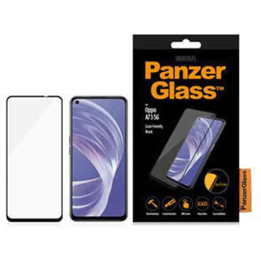 PanzerGlass Oppo A73 5G Black CF Super+ Glass