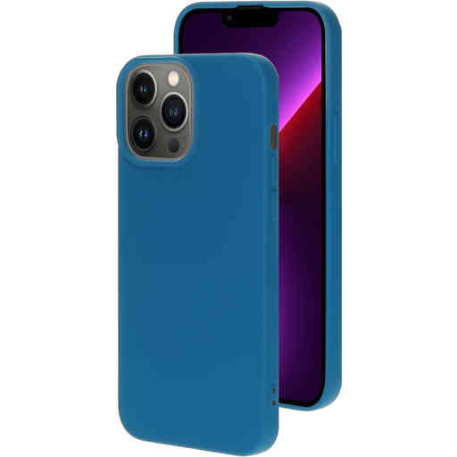 Casetastic Silicone Cover Apple iPhone 13 Pro Max Blueberry Blue