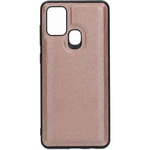 Casetastic Saffiano Backcover Samsung Galaxy A21s (2020) Pink
