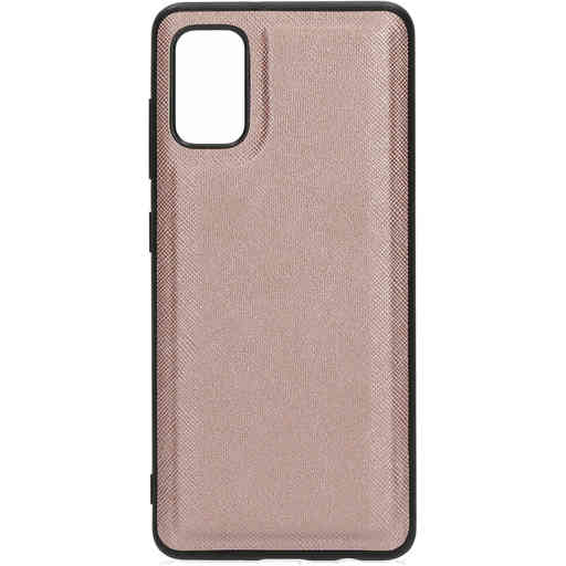 Casetastic Saffiano Backcover Samsung Galaxy A41 (2020) Pink