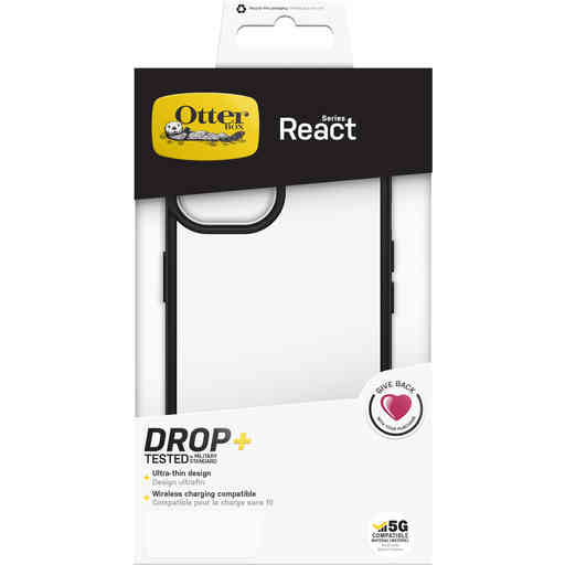 OtterBox React Case Apple iPhone 13 Black Crystal