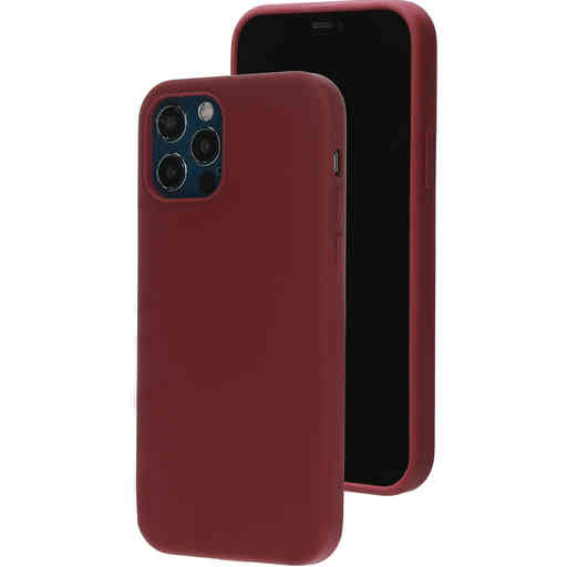 Casetastic Silicone Cover Apple iPhone 12/12 Pro Plum Red