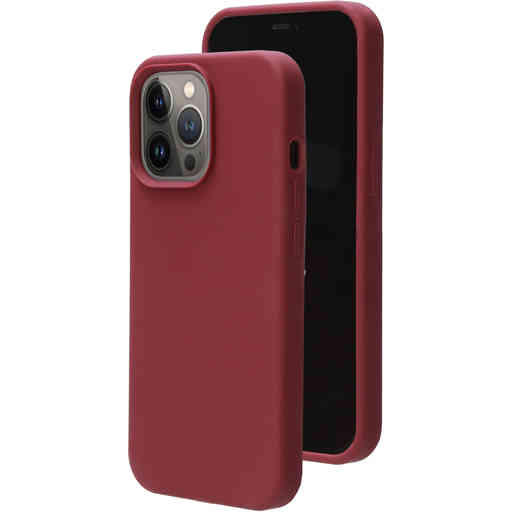 Casetastic Silicone Cover Apple iPhone 13 Pro Plum Red