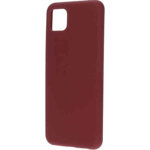 Casetastic Silicone Cover Samsung Galaxy A22 5G (2021) Plum Red