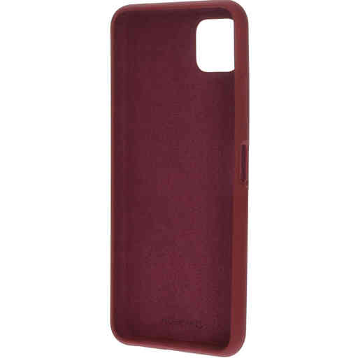 Casetastic Silicone Cover Samsung Galaxy A22 5G (2021) Plum Red