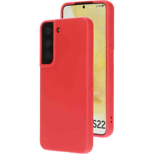 Casetastic Silicone Cover Samsung Galaxy S22 Scarlet Red