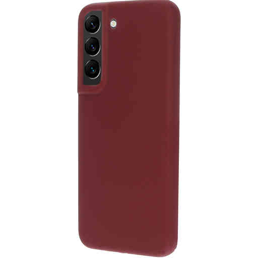 Casetastic Silicone Cover Samsung Galaxy S22 Plum Red