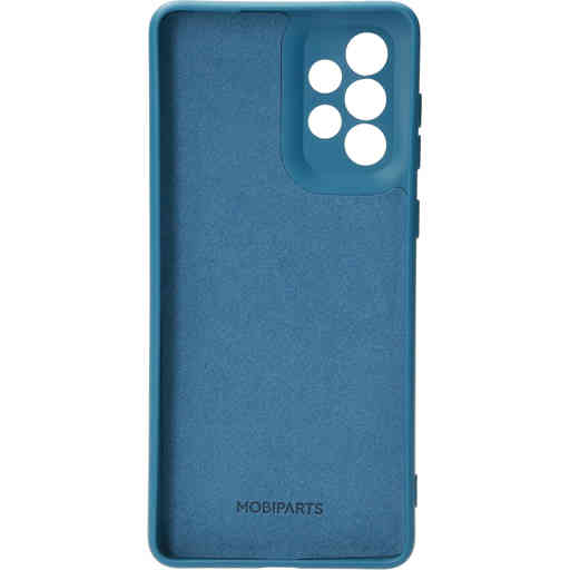 Casetastic Silicone Cover Samsung Galaxy A73 (2022) Blueberry Blue