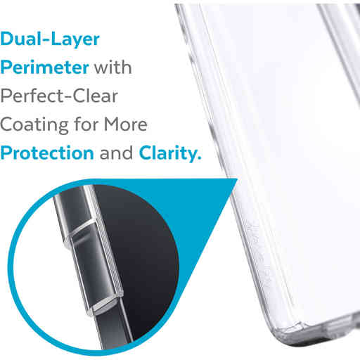 Speck Presidio Perfect Clear Samsung Galaxy S22 Plus - with Microban