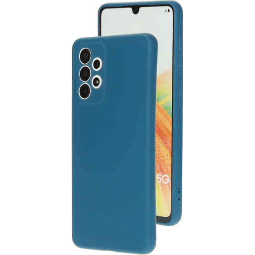 Casetastic Silicone Cover Samsung Galaxy A33 5G (2022) Blueberry Blue