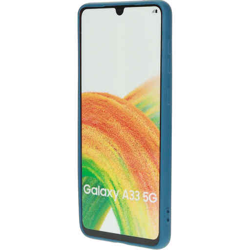 Casetastic Silicone Cover Samsung Galaxy A33 5G (2022) Blueberry Blue