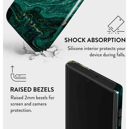 Burga Tough Case Samsung Galaxy S22 Ultra Emerald Pool