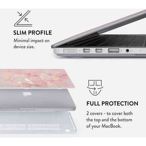 Burga Hard Case Apple Macbook Pro 14 inch (2021) - Golden Coral