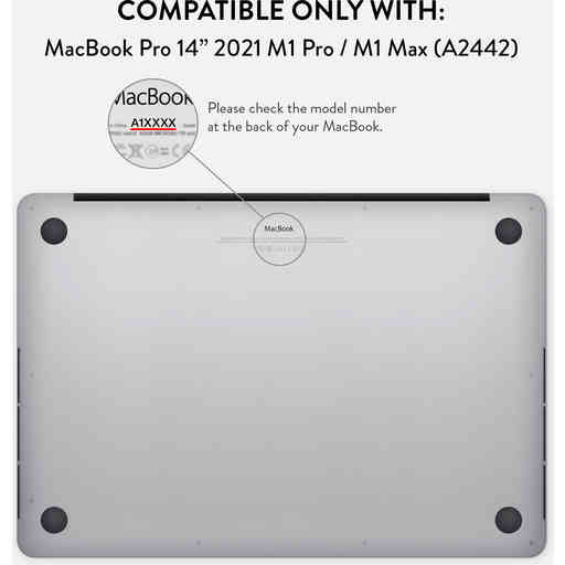 Burga Hard Case Apple Macbook Pro 14 inch (2021) Mystic River
