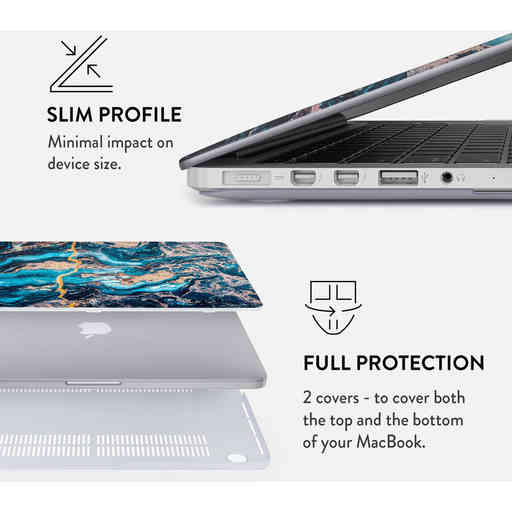 Burga Hard Case Apple Macbook Pro 14 inch (2021) - Mystic River