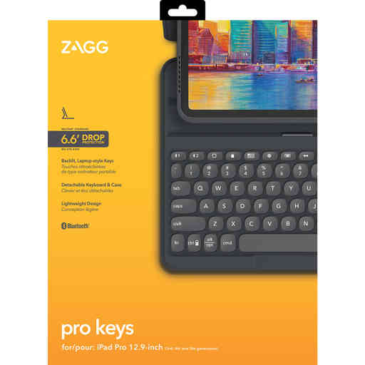 ZAGG Keyboard Pro Keys Apple iPad Pro 12.9 (2021/2022) Black