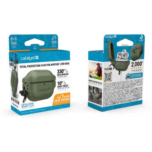 Catalyst Total Protection Case Apple Airpods (3rd Gen.) - Army Green