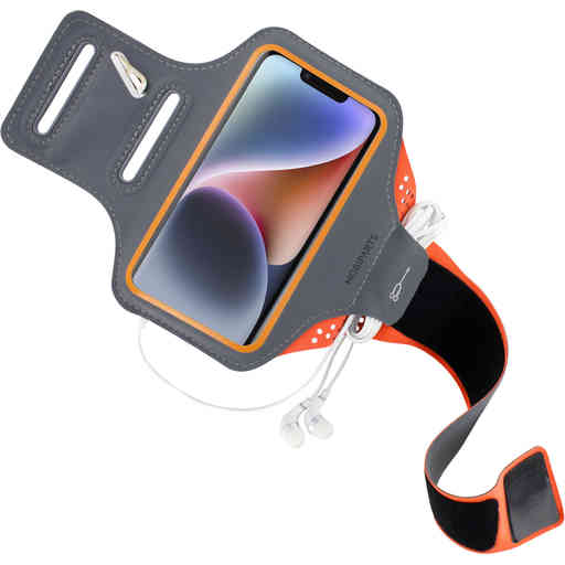 Casetastic Comfort Fit Sport Armband Apple iPhone 14 Neon Orange