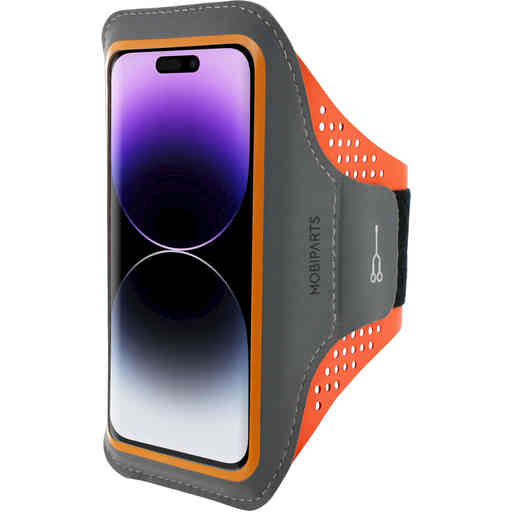Casetastic Comfort Fit Sport Armband Apple iPhone 14 Pro Neon Orange