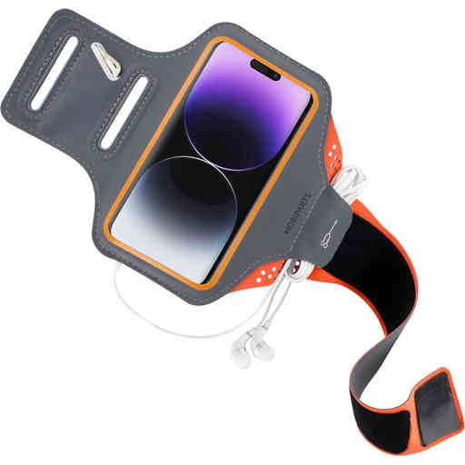 Casetastic Comfort Fit Sport Armband Apple iPhone 14 Pro Neon Orange