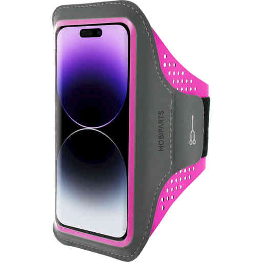 Casetastic Comfort Fit Sport Armband Apple iPhone 14 Pro Neon Pink