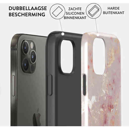Burga Tough Case Apple iPhone 12/12 Pro - Golden Coral