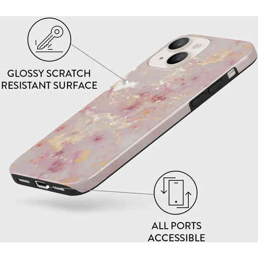 Burga Tough Case Apple iPhone 13 - Golden Coral
