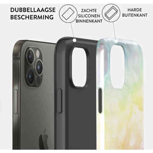 Burga Tough Case Apple iPhone 12/12 Pro New Flame Rainbow