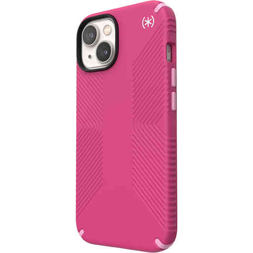 Speck Presidio2 Grip + MS Apple iPhone 14 Digital Pink -  with Microban