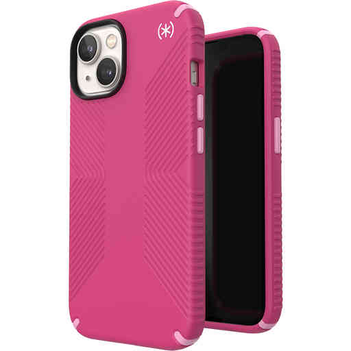 Speck Presidio2 Grip + MS Apple iPhone 14 Digital Pink -  with Microban