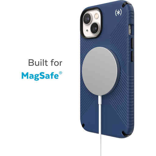 Speck Presidio2 Grip + MS Apple iPhone 14 Plus/15 Plus Coastal Blue -  with Microban