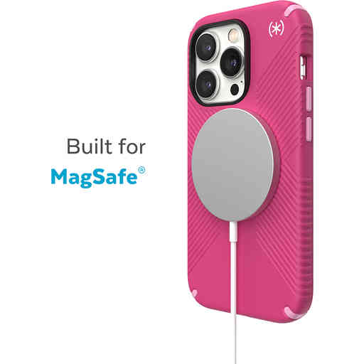 Speck Presidio2 Grip + MS Apple iPhone 14 Pro Digital Pink -  with Microban