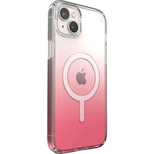 Speck Presidio Perfect Clear Ombre + MS Apple iPhone 14 Plus/15 Plus Vintage Rose - with Microban