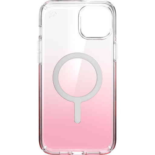 Speck Presidio Perfect Clear Ombre + MS Apple iPhone 14 Plus/15 Plus Vintage Rose - with Microban