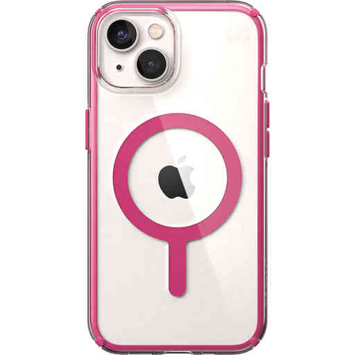 Speck Presidio Perfect Clear Geo + MS Apple iPhone 14 Clear/Digital Pink