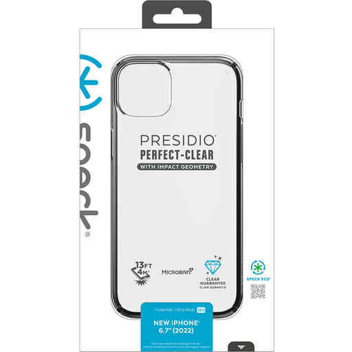 Speck Presidio Perfect Clear Geo Apple iPhone 14 Plus/15 Plus Clear/Black
