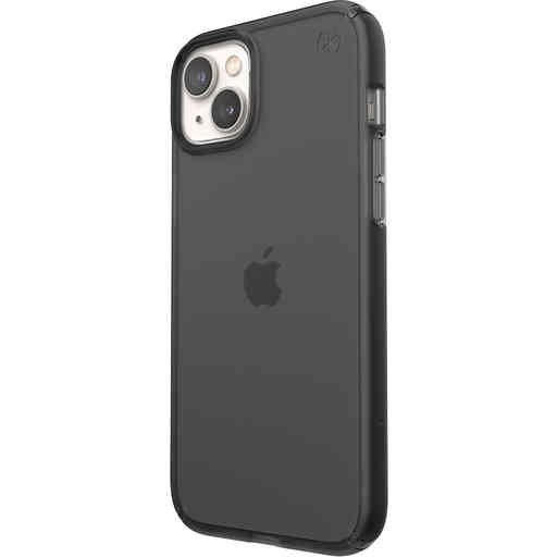 Speck Presidio Perfect Clear Mist Apple iPhone 14 Plus/15 Plus Obsidian Black - with Microban