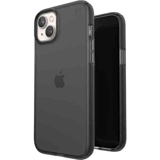 Speck Presidio Perfect Clear Mist Apple iPhone 14 Plus/15 Plus Obsidian Black - with Microban