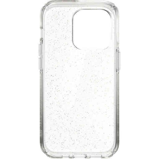 Speck Presidio Perfect Clear Glitter Apple iPhone 14 Pro Clear / Gold Glitter - with Microban