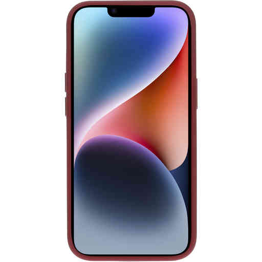 Casetastic Silicone Cover Apple iPhone 14 Plum Red
