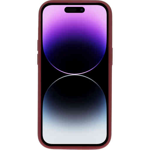Casetastic Silicone Cover Apple iPhone 14 Pro Plum Red