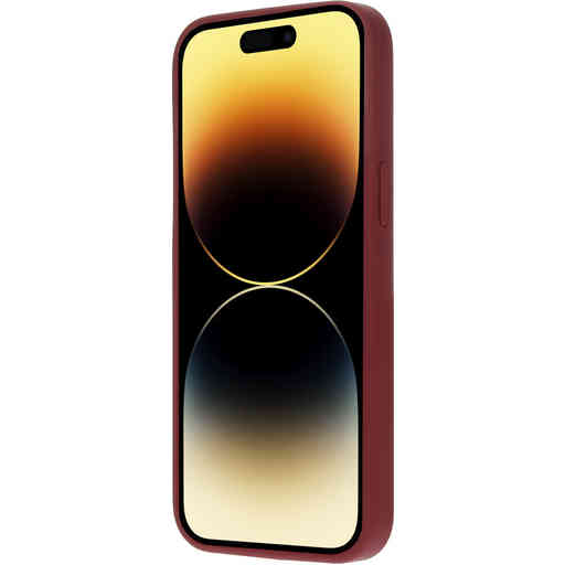Casetastic Silicone Cover Apple iPhone 14 Pro Max Plum Red