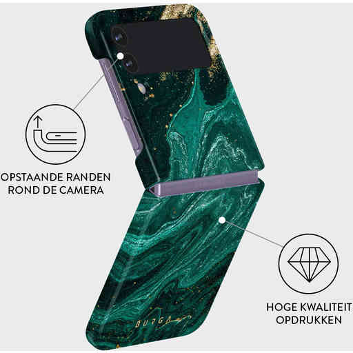 Burga Tough Case Samsung Galaxy Z Flip 4 - Emerald Pool