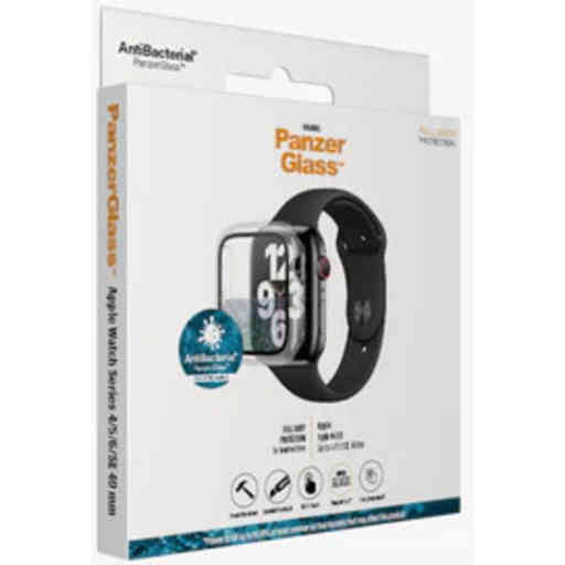PanzerGlass Full Body Apple Watch 4/5/6/SE (40 mm) - Clear Anti-Bacterial
