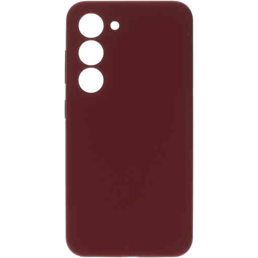 Casetastic Silicone Cover Samsung Galaxy S23 (2023) Plum Red