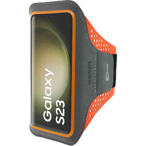 Casetastic Comfort Fit Sport Armband Samsung Galaxy S23 (2023) Neon Orange