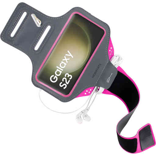 Casetastic Comfort Fit Sport Armband Samsung Galaxy S23 (2023) Neon Pink