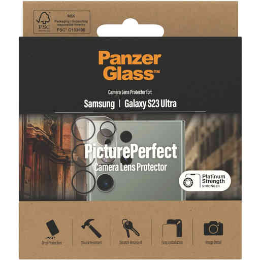 PanzerGlass Picture Perfect Camera Lens Protector Samsung Galaxy S23 Ultra
