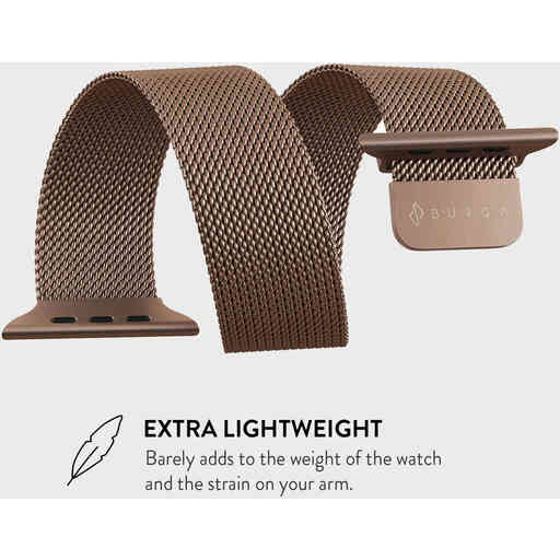 Burga Apple Watch Band Metal Mesh Rose Gold 42mm / 44mm / 45mm